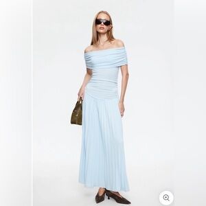 NWT Lioness Field of Dreams Maxi Dress in Soft Blue